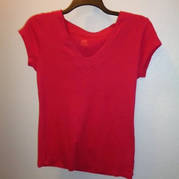 JOE Fresh Women's V-Neck Pink Top Size Large - Picture 2 of 9